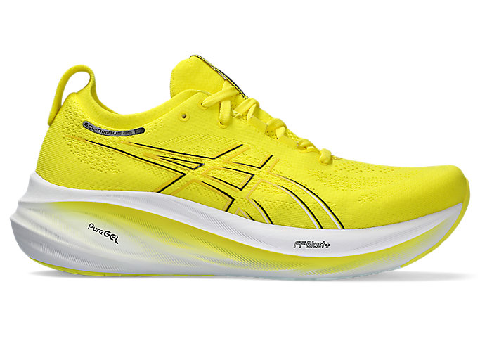 Image 1 of 8 of Men's Bright Yellow/Black GEL-NIMBUS 26 Men's Running Shoes