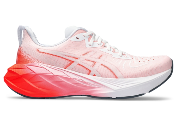 Men's NOVABLAST 4 | White/Sunrise Red | Running Shoes | ASICS