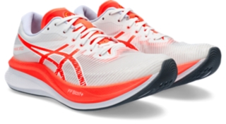 Men's MAGIC SPEED 3 | White/Sunrise Red | Running Shoes | ASICS