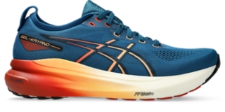 Men's GEL-KAYANO 31 | Rich Navy/Spice Latte | Running Shoes | ASICS