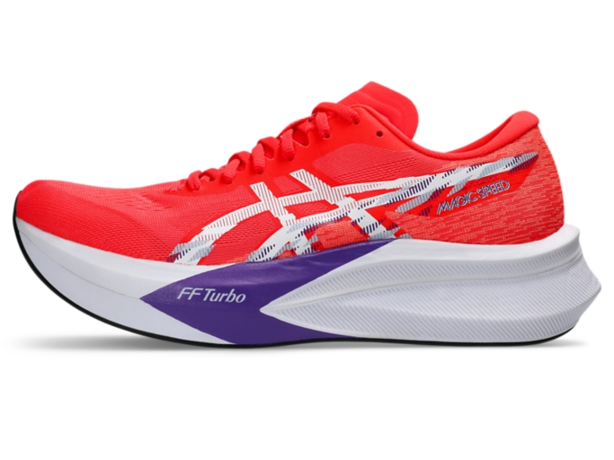 新品・未使用 ASICS アシックス　マジックスピード4 28cm MAGIC SPEED 4 WIDE | Men | FLASH RED/WHITE | Men's Running Shoes