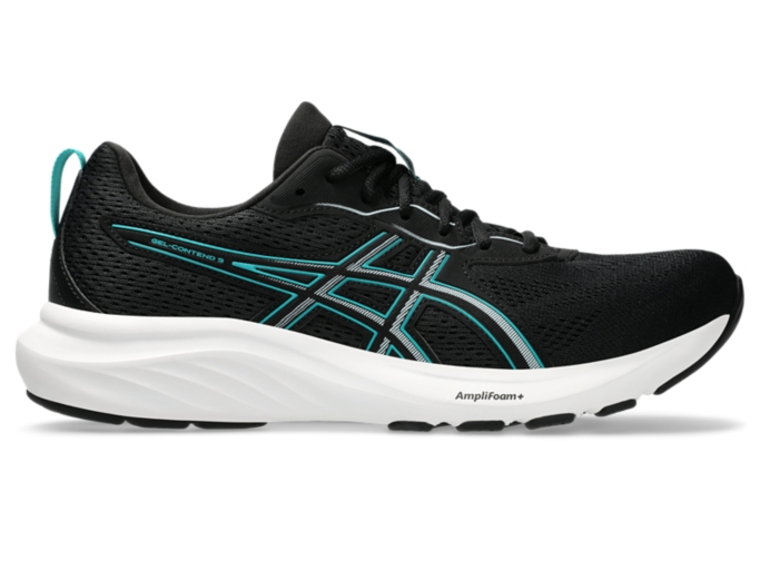 GEL-CONTEND Men BLACK/WAVE TEAL Men's Running Shoes