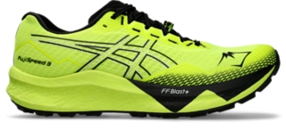 FUJISPEED 3 Men Safety Yellow Black Zapatillas de trail running para hombre ASICS ES