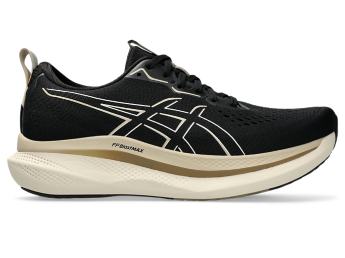 GLIDERIDE MAX Men Black Oatmeal Mens Running Shoes ASICS Australia