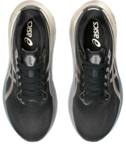 Men's GEL-KAYANO 30 PLATINUM, Black/Champagne, Running Shoes