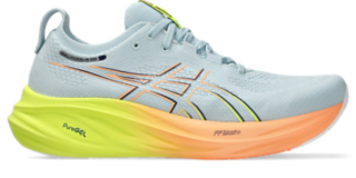 ASICS GEL NIMBUS 26 PARIS 12 Cool Grey Safety Yellow