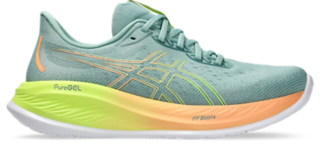 ASICS GEL CUMULUS 26 PARIS 14 Light Celadon Safety Yellow