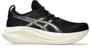 GEL NIMBUS 27 WIDE Men Black Lake Grey Herren Laufschuhe ASICS DE