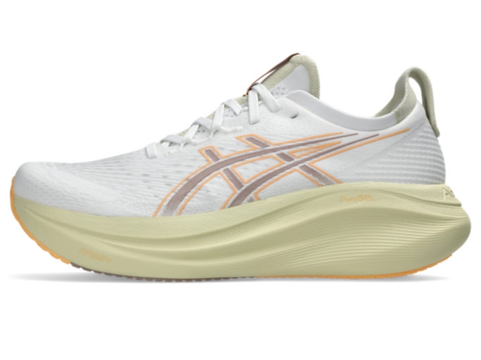 GEL-NIMBUS 27 EXTRA WIDE | Men | WHITE/FAWN | Men's Running Shoes