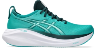 GEL NIMBUS 27 Men Wave Teal Saxon Green Men s Running Shoes ASICS IE