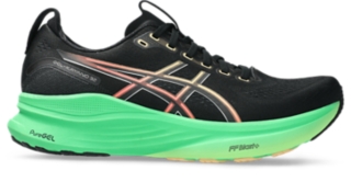 Alternative image view of GEL-KAYANO 32,  BLACK/VITAL GREEN