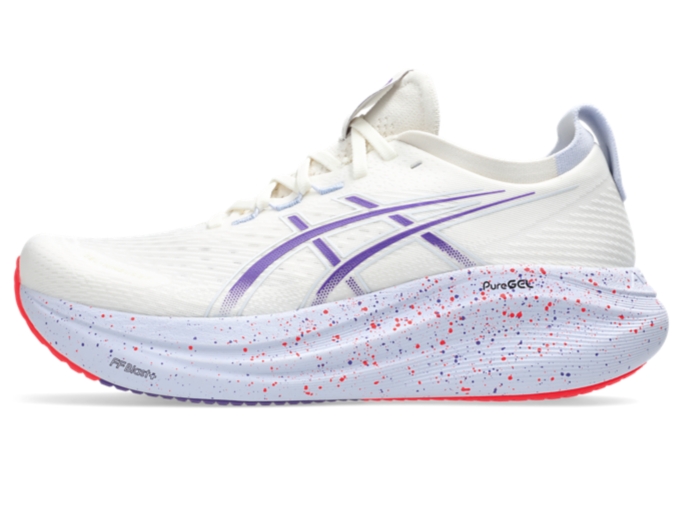 GEL-NIMBUS 27 TOKYO | Men | CREAM/EDO PURPLE | Men's Running Shoes