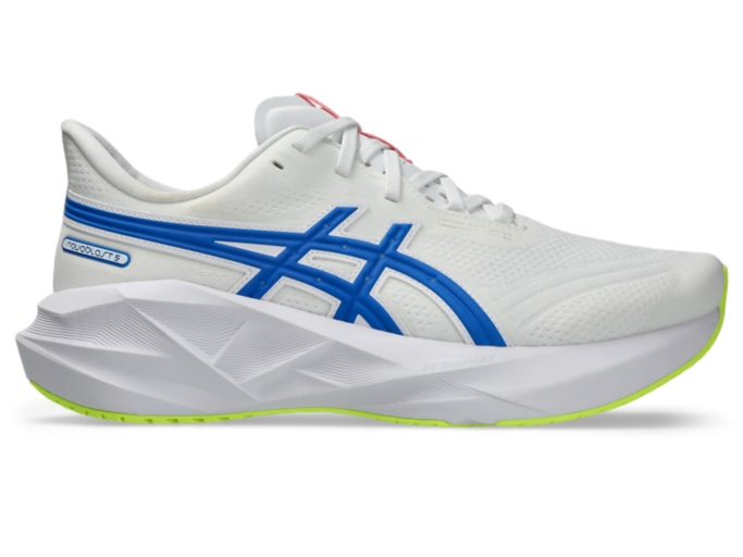 スパイク・シューズ ASICS NOVABLAST 5 ATC NOVABLAST 5 ATC | Men | White/Tuna Blue | Buty do biegania