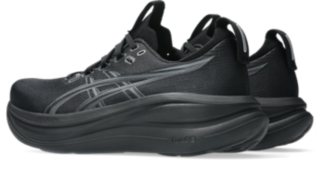 Image 3 of 8 of Men's BLACK/GRAPHITE GREY GEL-NIMBUS 28 EXTRA WIDE Men's Running Shoes