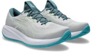 GEL-CUMULUS 28 WIDE, Cloud Grey/Energy Aqua 2