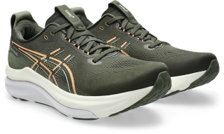 GEL-KAYANO 33, Vintage Khaki/Bright Sunstone 2
