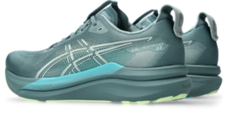 GEL-KAYANO 33, Foggy Teal/Illuminate Yellow 3