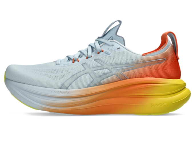 GEL-NIMBUS 28 | Men | SKY/SUN PEACH | Men's Running Shoes | ASICS