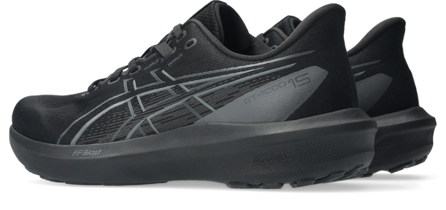 Мужские кроссовки ASICS GT-1000 15 Extra Wide, цвет: Чёрный — фото 3