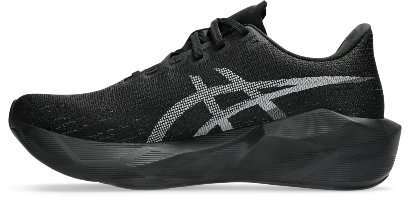 Мужские кроссовки ASICS Novablast 6 Wide, цвет: Чёрный — фото 4