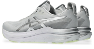 GEL-KAYANO 33 PLATINUM, Platinum/Glow Green 3