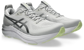 GEL-KAYANO 33 PLATINUM, Platinum/Glow Green 2