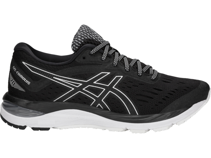 Women's GEL-Cumulus 20 | Black/White | Running Shoes | ASICS