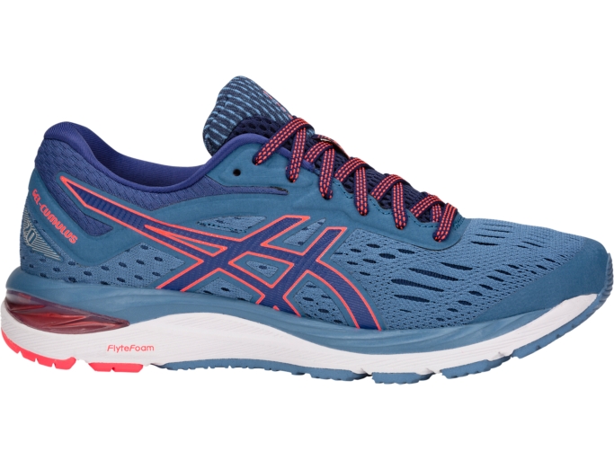 Women s GEL Cumulus 20 Azure Blue Print Running Shoes ASICS