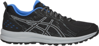 Women s Frequent Trail Black Mid Grey Running Shoes ASICS