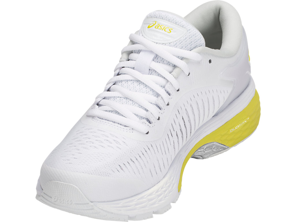 Women's GEL-Kayano 25 | White/Lemon Spark | Running Shoes | ASICS