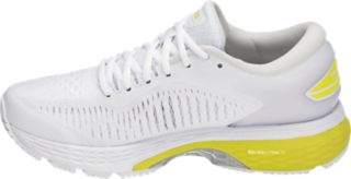 GEL Kayano 25 Women White Lemon Spark Women s Running Shoes ASICS United States