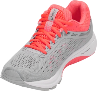 Women s GT 1000 7 Mid Grey Flash Coral Running Shoes ASICS