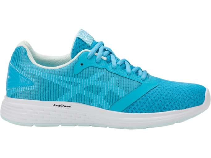 Women's Patriot 10 Aquarium/Flash Yellow Running Shoes ASICS