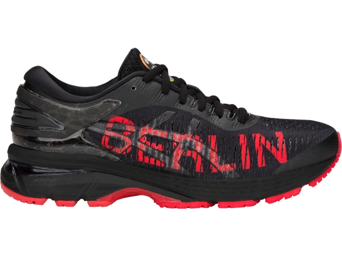 UNISEX GEL KAYANO 25 BERLIN BLACK CLASSIC RED ASICS