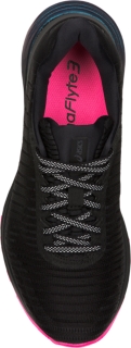 Women s DynaFlyte 3 Lite Show Black Hot Pink Running Shoes ASICS