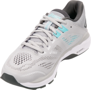 Asics gt 2000 7 shop women's shoes mid grey/dark grey