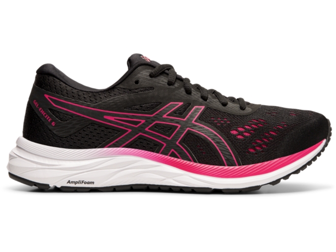 Women's GEL-EXCITE 6 | Black/Rose Petal | Running | ASICS