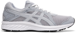 grey asics womens