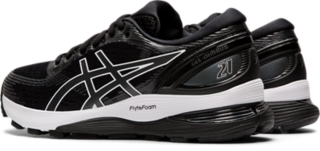 Asics nimbus outlet 21 black white