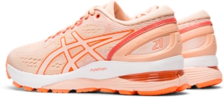 Asics gel nimbus 21 womens outlet running shoes - pink