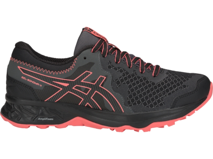 Asics Gel-Sonoma 4 G-TX Women's Trail Shoe - Black/Stone Grey