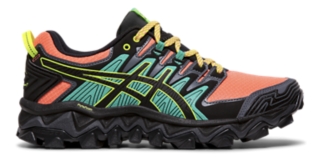 Women's GEL-FUJITRABUCO 7 | Sun Coral/Black | Trail Running | ASICS