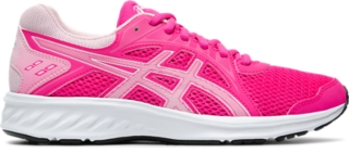 Jolt 2 Pink Glo White レディース ランニング シューズ Asics