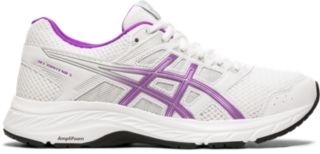 asics gel contend white