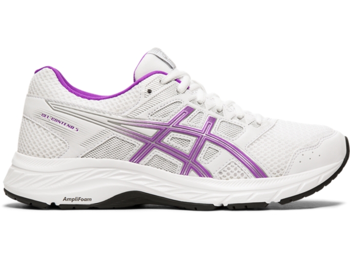 White hotsell asics contend