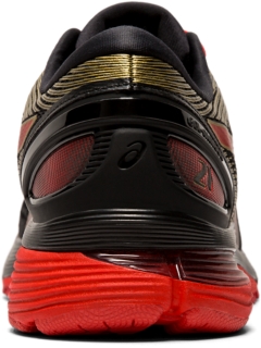 womens red asics running shoes
