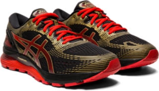 asics shoes womens red