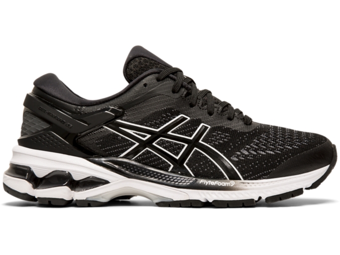 GEL KAYANO 26 Women Black White Women s Running Shoes ASICS United States