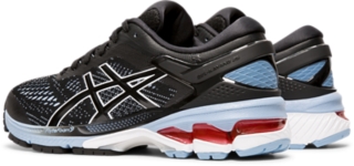 Asics gel-kayano 26 women's running shoes black/heritage on sale blue