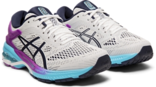 Women's GEL-KAYANO 26 | White/Peacoat | Running Shoes | ASICS